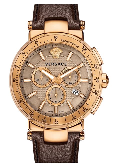 versace mystique chrono 46mm gold|versace watches for sale.